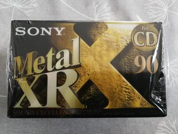 5 X Sony Metal XR 90 type IV uit 1999 in blister beschikbaar voor biedingen