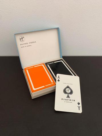 Coffret PIATNIK Vintage - Jeux de Cartes ALIMAK, Enlèvement ou Envoi