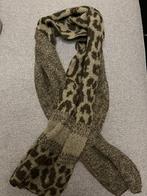Warme sjaal pantervlekken bruin, Kleding | Dames, Ophalen of Verzenden, Zo goed als nieuw, Sjaal