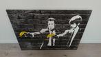 Banksy Pulp fuction canvas, Antiek en Kunst, Ophalen