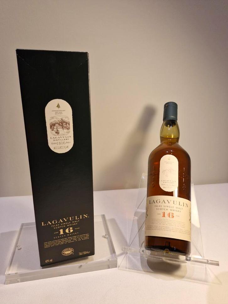 Whisky LAGAVULIN 16Y Islay Single Malt, Verzamelen, Wijnen, Vol, Ophalen of Verzenden