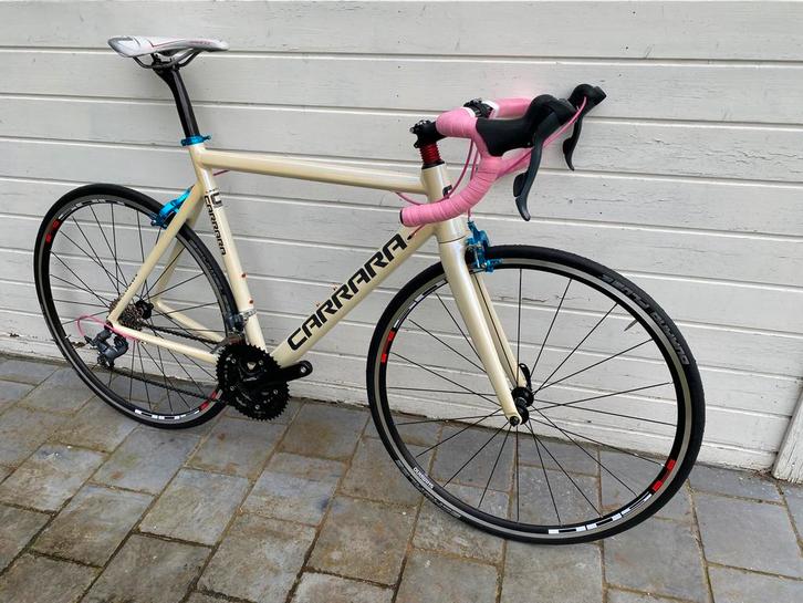 Nieuwe racer Carrara / parelmoer / velgrem, Vélos & Vélomoteurs, Vélos | Vélos de course, Neuf, Plus de 20 vitesses, 28 pouces