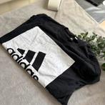 Adidas T-shirt Zwart/Wit – Maat L, sportief & trendy, Maat 52/54 (L), Wit, Ophalen of Verzenden, Zo goed als nieuw