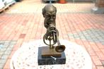 buste d un trompettiste en bronze signé , THOMAS, Enlèvement ou Envoi, Bronze