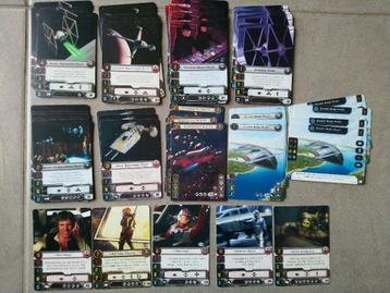 X-Wing Miniatures Cartes promo en anglais lot Star Wars