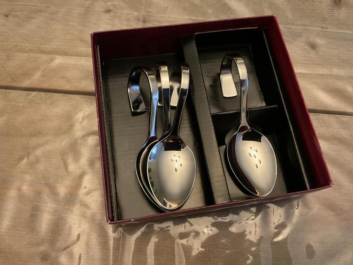 8 hapjeslepels RVS, Huis en Inrichting, Keuken | Bestek, Nieuw, Los bestek, Vaatwasserbestendig, Ophalen of Verzenden