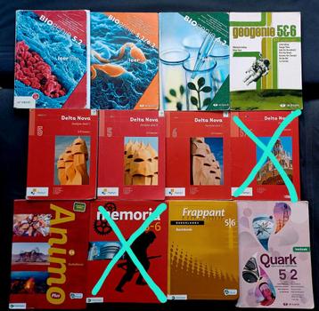 Handboeken 3de graad aso wetenschappen-wiskunde, Enlèvement, Comme neuf, Secondaire