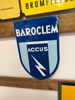 BAROCLEM Accus emaille reclamebord, Verzamelen, Ophalen of Verzenden, Gebruikt, Reclamebord