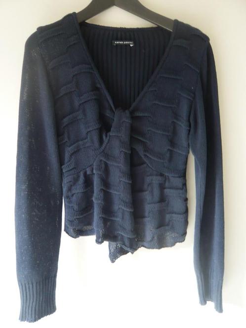 Pacini blauwe trui als nieuw, Kleding | Dames, Truien en Vesten, Zo goed als nieuw, Maat 38/40 (M), Blauw, Ophalen of Verzenden