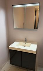 Badkamer lavabo + kast + spiegelkast, Huis en Inrichting, Ophalen, Gebruikt, 100 tot 150 cm, 50 tot 100 cm