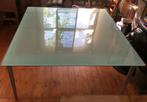 Vierkante tafel Modern Design Glas, Ophalen, Vierkant, Zo goed als nieuw, Vijf personen of meer