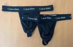 Calvin Klein String 2-pack man, Kleding | Heren, Ophalen of Verzenden, Zwart, Slip