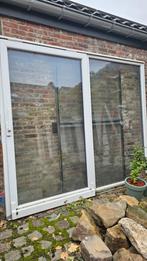 Grote PVC Schuifraammet Vliegenraam - Tweekleuren & Hoogrend, Doe-het-zelf en Bouw, Ophalen, Zo goed als nieuw, Schuifpui