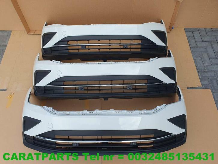 5NA807217DH Tiguan voorbumper tiguan bumper IC9A Pure White, Auto-onderdelen, Carrosserie, Bumper, Voor, Gebruikt