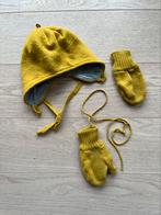 Disana muts en wanten gekookte wol maat 2, Kinderen en Baby's, Ophalen, Zo goed als nieuw, Muts
