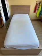 Cadre de lit simple Malm 90x200, Maison & Meubles, Chambre à coucher | Lits, 90 cm, Beige, Enlèvement, Une personne