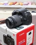 Canon EOS 77D avec options - Comme neuf, TV, Hi-fi & Vidéo, Appareils photo numériques, Enlèvement, Comme neuf, Canon