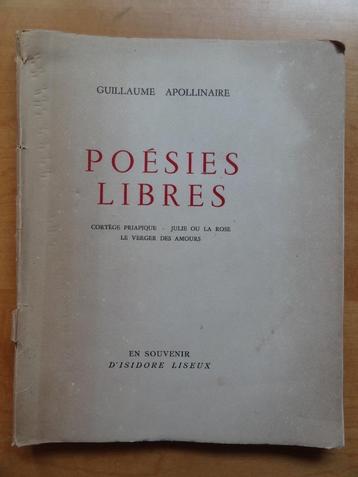 Poésies libres, Guillaume Apollinaire, Cortège priapique, Envoi, Utilisé