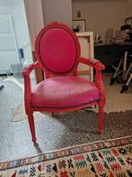 Roze Barok fauteuil, Enlèvement, Une personne, Tissus, Utilisé
