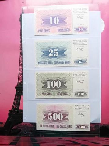 Prachtige bankbiljetten van bosnie herzegovina.
