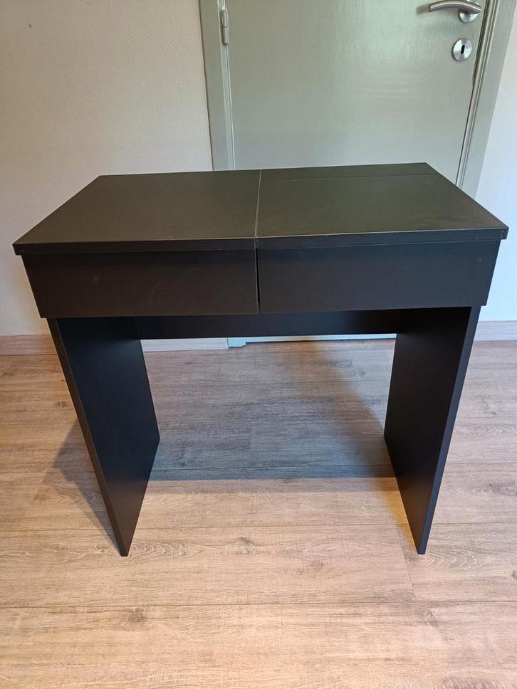 Coiffeuse IKEA Brimnes noire, Huis en Inrichting, Tafels | Kaptafels, Gebruikt, Ophalen