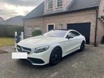 MERCEDES S63 AMG 4-MATIC COUPE FULL OPTION, Auto's, Automaat, Wit, Leder, Bruin