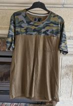 Chief-Heren tshirt KM-maat XL-khaki groen+army print-NIEUW, Chief, Verzenden, Groen, Maat 56/58 (XL)