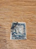 Griekse postzegel van 40 Lepta, uitgegeven rond 1927, Ophalen of Verzenden