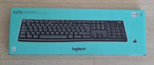 Clavier K270 Logitech (AZERTY - SANS FIL), Computers en Software, Toetsenborden, Nieuw, Azerty, Draadloos, Ophalen
