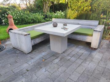 Loungebank steigerhout, Enlèvement, Utilisé, Bois d'échafaudage