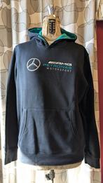 Mercedes AMG Petronas F1 logo hooded sweat black - Large, Zwart, Ophalen of Verzenden, Gedragen, Puma