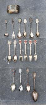Vintage antieke theelepeltjes en vorkjes, Ophalen of Verzenden