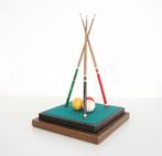 Vintage biljart decoratie, Sport en Fitness, Biljarten en Poolen, Ophalen, Gebruikt