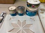 Peinture 3V3 pour carrelage + motif calque, Enlèvement, Comme neuf, Peinture