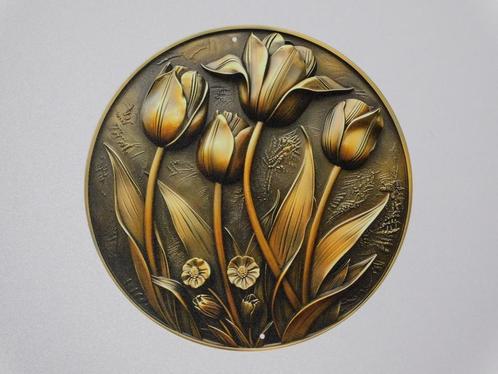 tulpen , tulp , wanddecoratie , kado, Tuin en Terras, Tuinwanddecoratie, Nieuw, Ophalen of Verzenden
