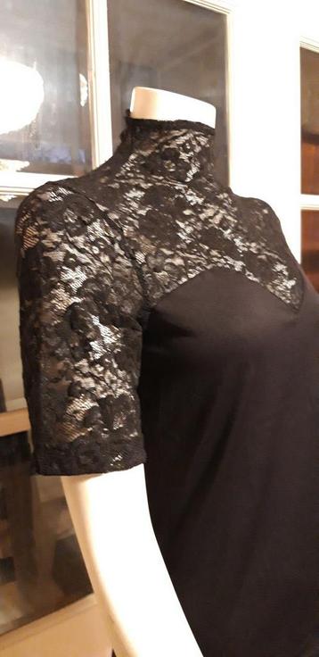 ESCADA  Vintage shirt met elastische kant J90  T 36/38 beschikbaar voor biedingen