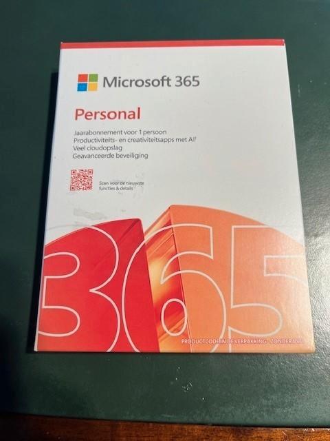 Microsoft 365 Personal NL Abonnement 1 jaar, Informatique & Logiciels, Systèmes d'exploitation, Neuf, Windows, Enlèvement ou Envoi