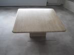 Travertin salontafel, Huis en Inrichting, Ophalen, Gebruikt, Overige materialen