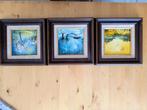 Leuk trio landschappen, Antiek en Kunst, Kunst | Schilderijen | Klassiek, Ophalen of Verzenden
