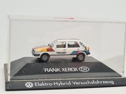 Volkswagen VW Golf Rank Xerox hybride - Herpa 1:87, Hobby & Loisirs créatifs, Voitures miniatures | 1:87, Comme neuf, Voiture