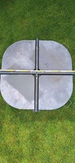 Parasolvoet voor grote zweefparasol, met gewichten, Tuin en Terras, Parasols, Ophalen, Gebruikt, Parasolvoet