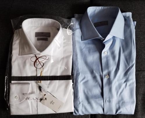 ✓Partij 8 CANALI-hemden (luxe), NIEUW, maat 40/41/ITALIË?, Kleding | Heren, Overhemden, Nieuw, Overige halswijdtes, Overige kleuren
