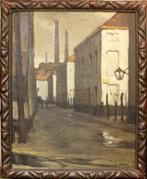 Piet Lippens (1890-1981): Gents Stadszicht (O/D, 65 x 80 cm), Antiek en Kunst, Kunst | Schilderijen | Klassiek, Ophalen of Verzenden