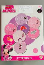 Minnie Mouse letterpuzzel, vanaf 3j, Kinderen en Baby's, Speelgoed | Kinderpuzzels, Ophalen, Zo goed als nieuw