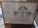 Tekening /schets Gents beursgebouw, Ophalen, Minder dan 50 cm, Zo goed als nieuw, Minder dan 50 cm