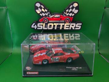 Slotcar Carrera Ferrari 512BB 1/32 #64 NART Le Mans 1979, Envoi, Neuf, Carrera
