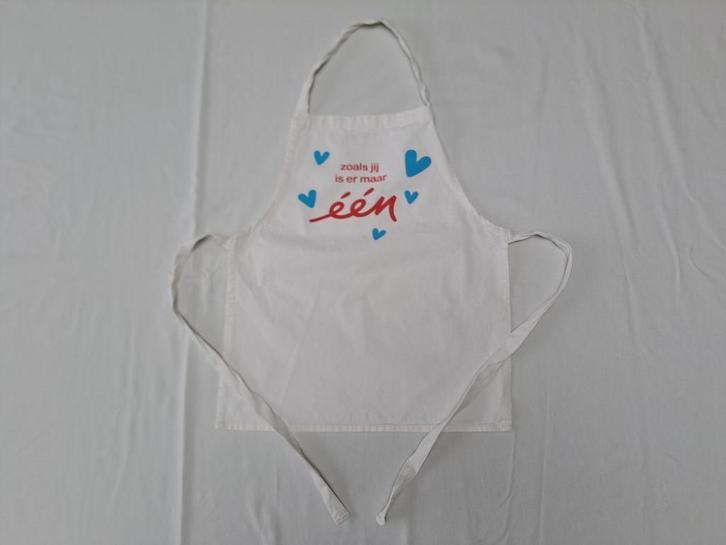 Keukenschort voor kinderen, zoals jij is er maar 1, Kinderen en Baby's, Kinderkleding | Overige, Gebruikt, Jongen of Meisje, Ophalen of Verzenden