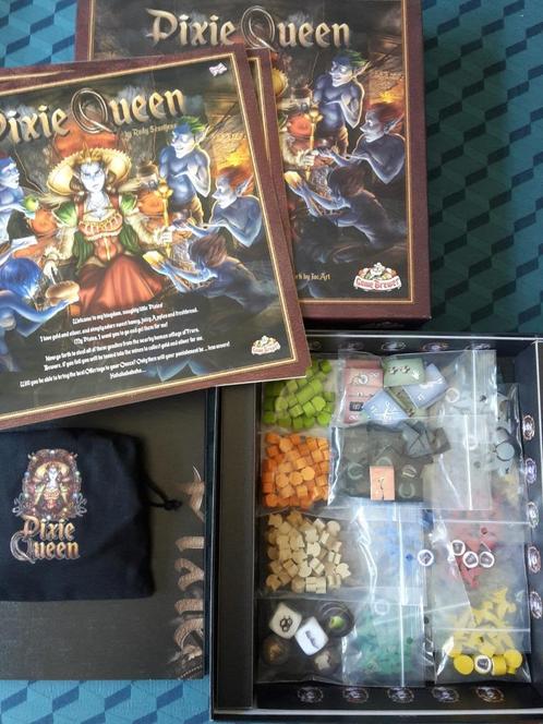 Pixie Queen, als nieuw, 2-5 sp., Kickstarter, + gratis promo, Hobby en Vrije tijd, Gezelschapsspellen | Bordspellen, Zo goed als nieuw