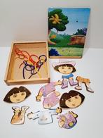 Dora - rijgpuzzel, Kinderen en Baby's, Speelgoed | Kinderpuzzels, Ophalen of Verzenden, Zo goed als nieuw