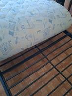 Metalen bed, Huis en Inrichting, Ophalen, Gebruikt, Blauw, Twijfelaar